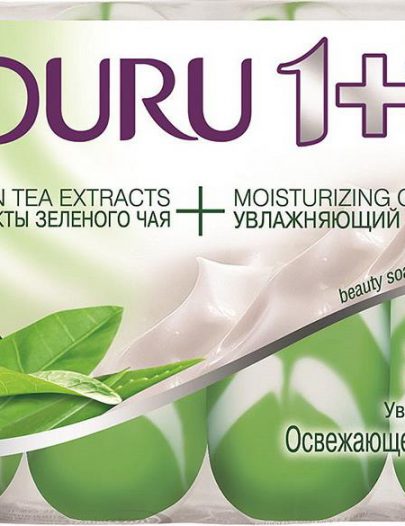 Туалетное мыло Duru 1+1 Зеленый чай