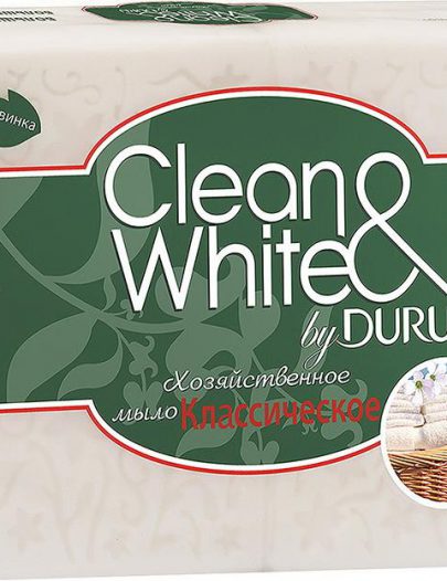 Мыло хозяйственное Duru Clean&White универсальное