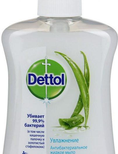 Жидкое мыло Dettol с Алоэ Вера и молочными протеинами
