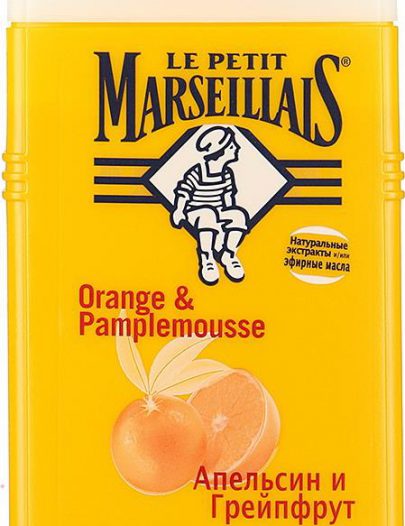 Гель-пена для душа Le Petit Marseillais экстрамягкая Апельсин и Грейпфрут