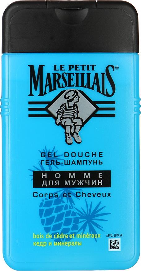Гель-шампунь Le Petit Marseillais для мужчин Кедр и минералы