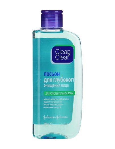 Лосьон Clean&Clear Очищающий для чувствительной кожи