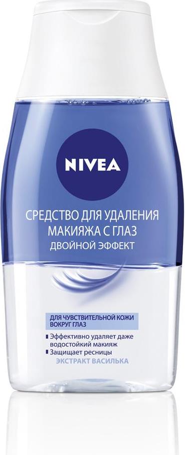 Средство Nivea Двойной Эффект для снятия водостойкого макияжа с глаз