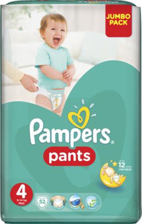 Трусики Pampers Pants 4 (9-14 кг)