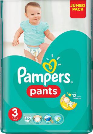 Трусики Pampers Pants 3 (6-11 кг)