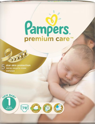 Подгузники Pampers Premium Care Newborn 1 (2-5 кг)
