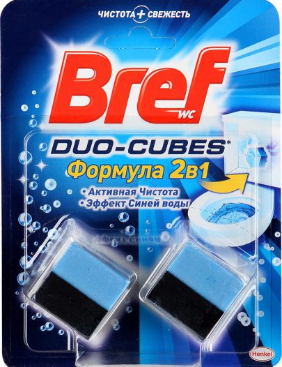 Кубики Bref Duo-cubes чистящие для сливного бачка