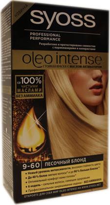 Краска для волос Syoss Oleo песочный блонд 9-60
