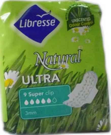 Прокладки  Libresse Natural ultra super