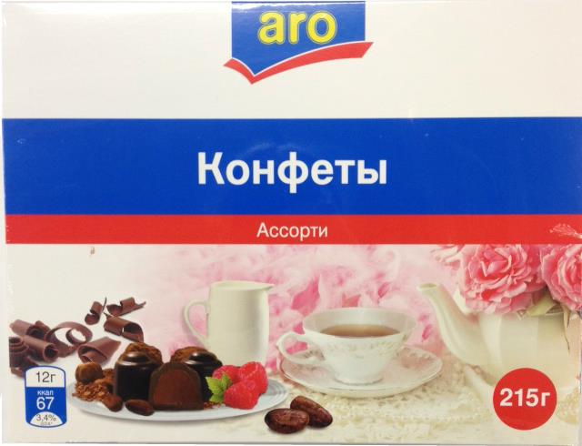 Шоколадные конфеты Aro Ассорти