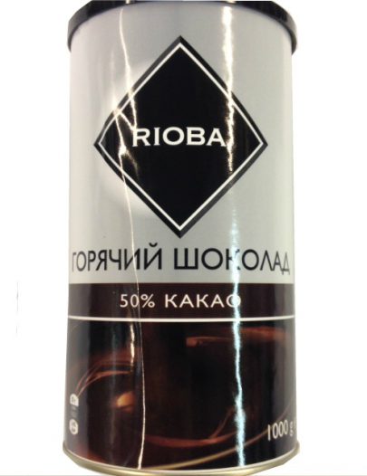 Горячий шоколад Rioba порошок 50% какао