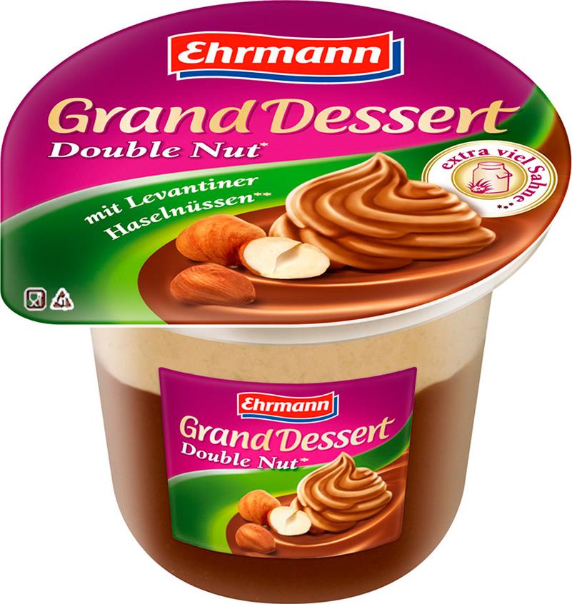 Пудинг Ehrmann Grand Dessert Double Nut