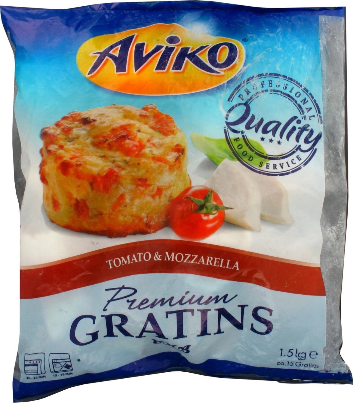 Картофельная запеканка Aviko с помидорами и сыром замороженная