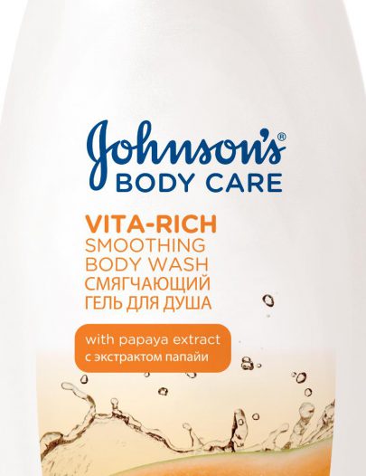 Лосьон Johnson's Vita-Rich с экстрактом папайи смягчающий для душа
