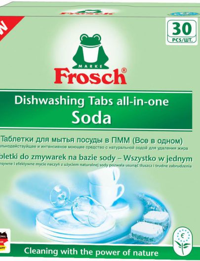 Таблетки Frosch для посудомоечных машин