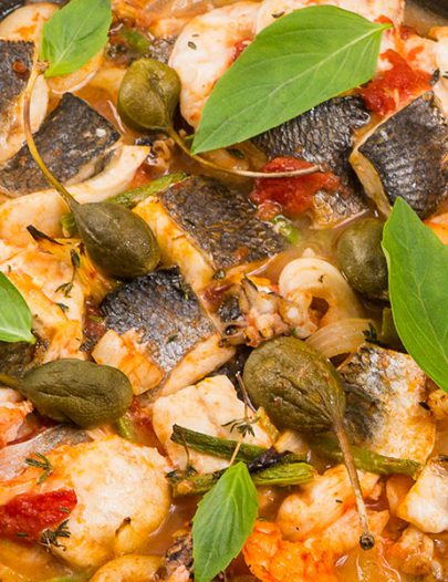 Рыбная сковорода по-марсельски
